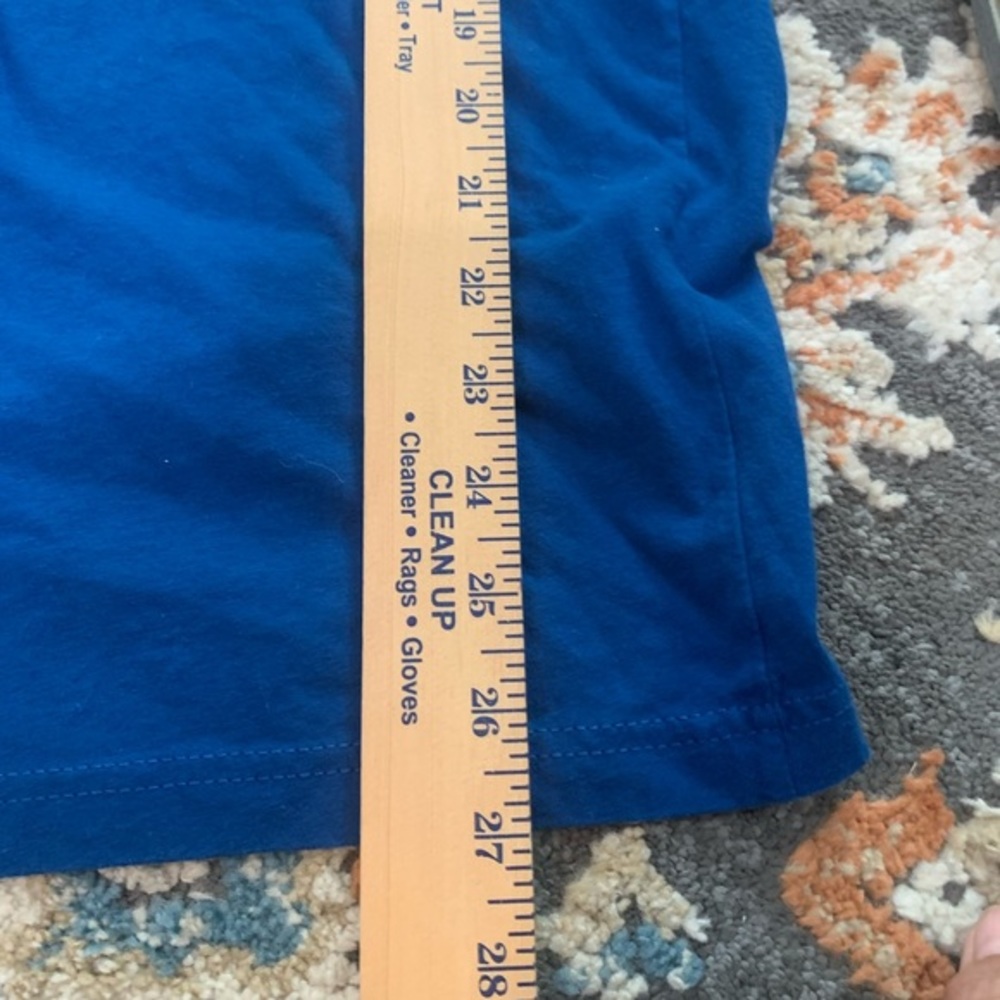 PDL‎ Don’t Worry Bike Happy Tee Shirt Size XL Blue - Picture 4 of 6